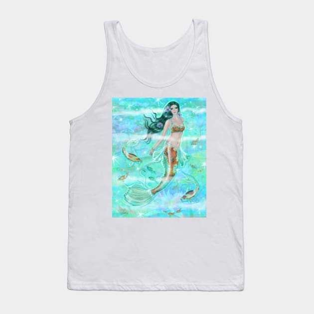 Koi mermaid serenity by Renee L. Lavoie Tank Top by ReneeLLavoie